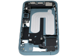 Mid-Frame Housing W/ Charging Port Flex & Small Parts For iPhone 16 (EU / Global Version) (Pull) (Teal)