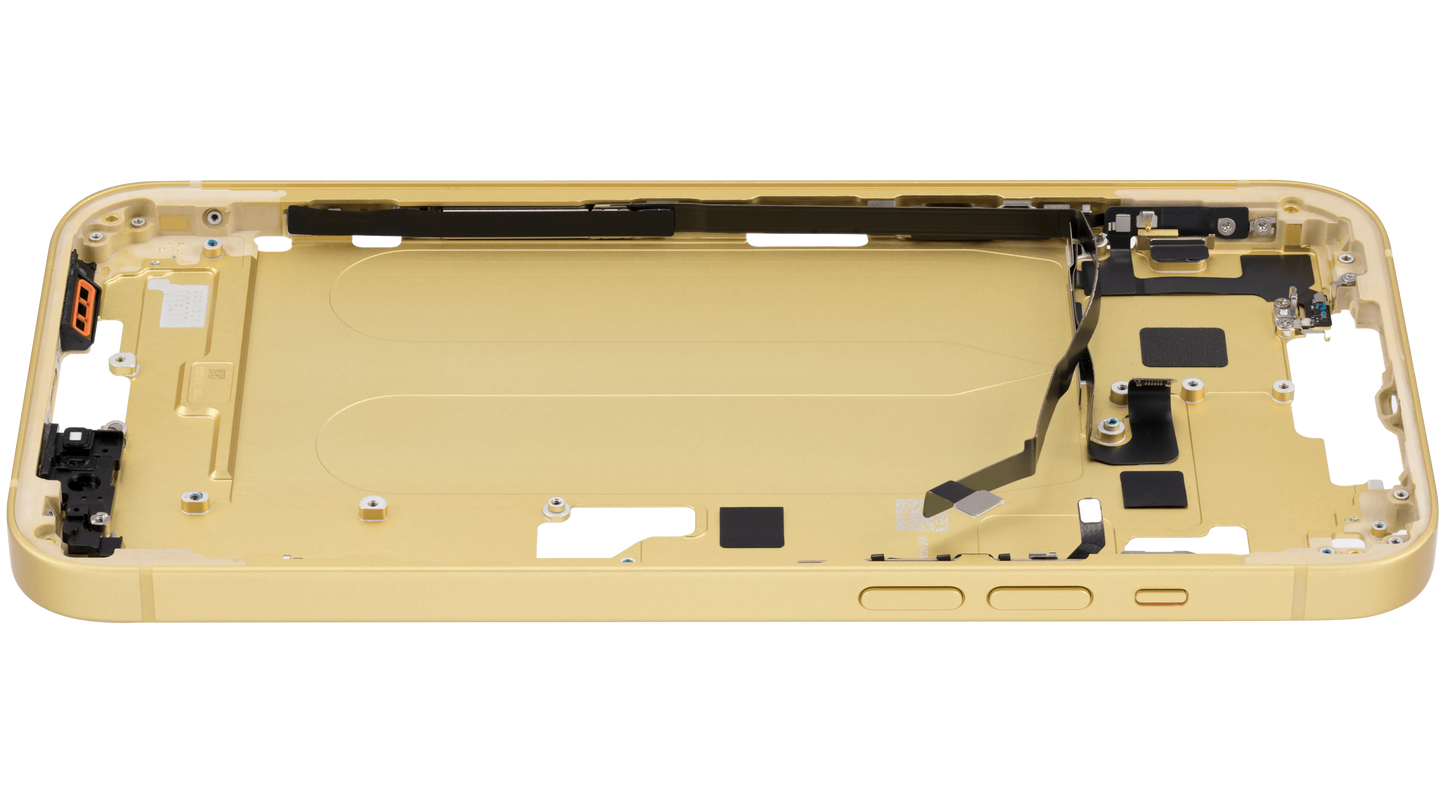Mid-Frame Housing W/ Small Parts For iPhone 14 Plus (US Version) (Pull) (Yellow)