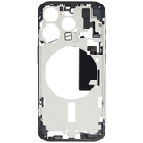 Mid-Frame Housing W/ Small Parts For iPhone 15 Pro (EU / Global Version) (Pull) (Blue Titanium)