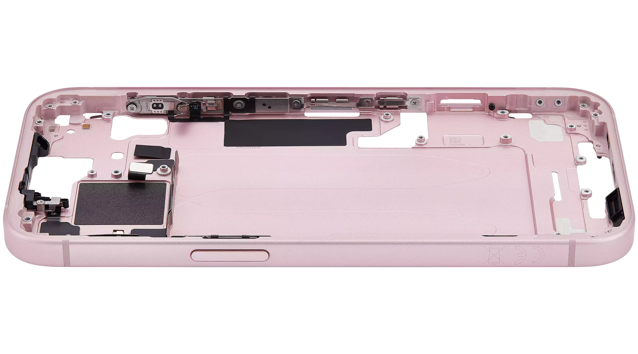 Mid-Frame Housing W/ Small Parts For iPhone 15 (EU / Global Version) (Pull) (Pink)
