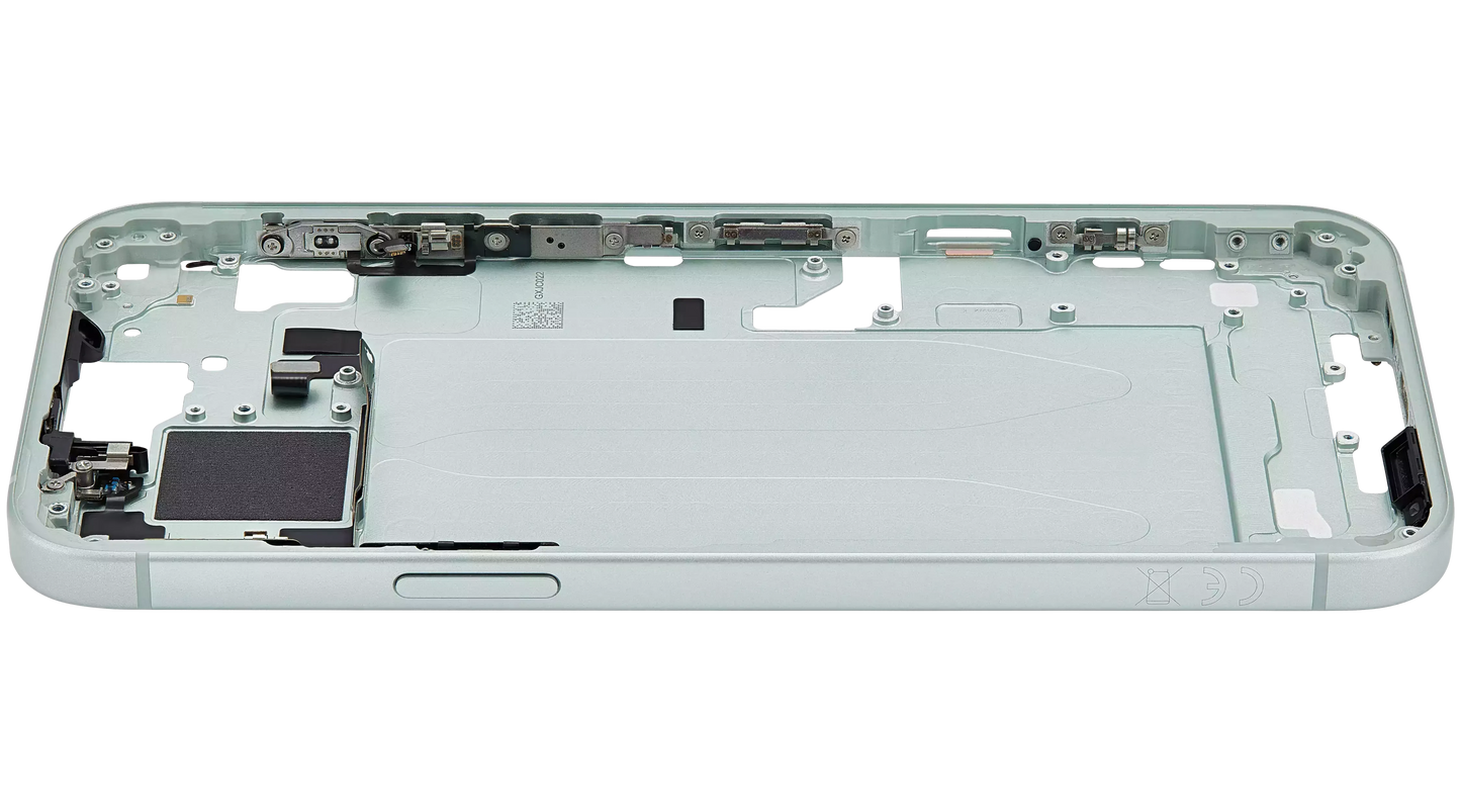 Mid-Frame Housing W/ Small Parts For iPhone 15 Plus (EU / Global Version) (Pull) (Green)