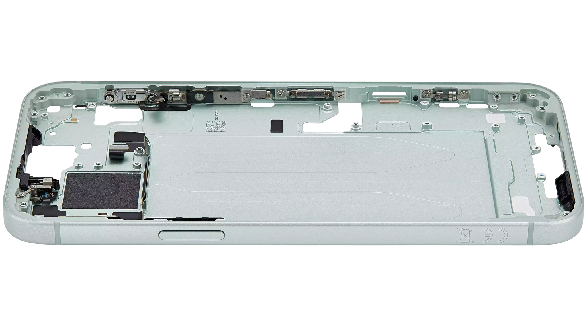 Mid-Frame Housing W/ Small Parts For iPhone 15 Plus (EU / Global Version) (Pull) (Green)