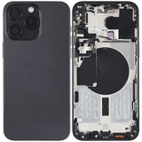 Back Housing W/ Small Parts For iPhone 15 Pro Max (US Version) (Pull) (Black Titanium)