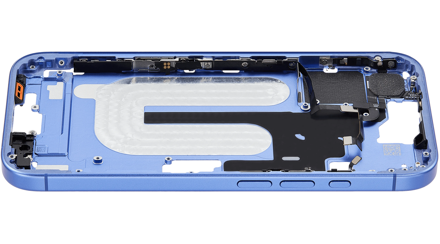 Mid-Frame Housing W/ Small Parts For iPhone 16 (US Version) (Pull) (Ultramarine)