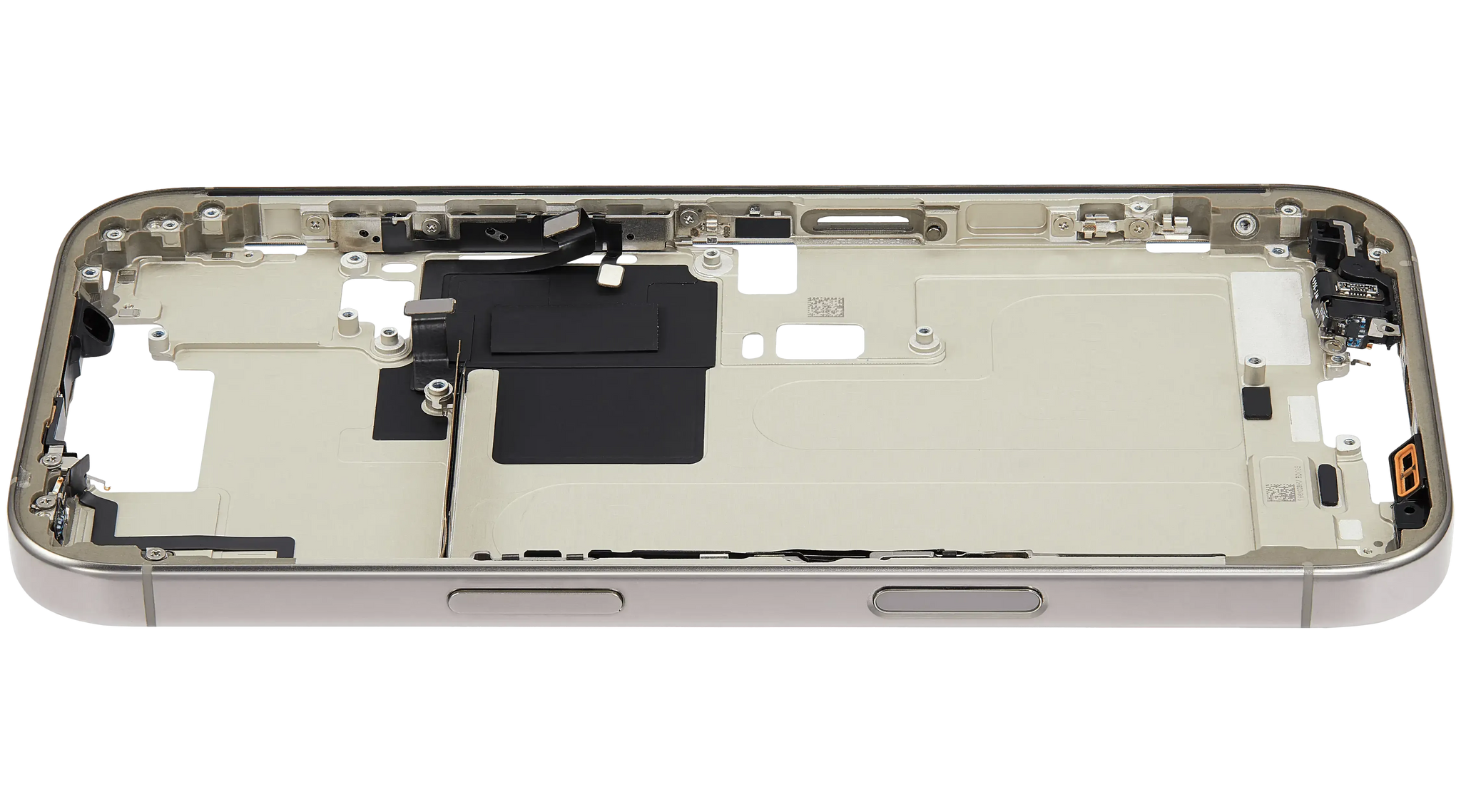 Mid-Frame Housing W/ Small Parts For iPhone 16 Pro (EU / Global Version) (Pull) (Natural Titanium)