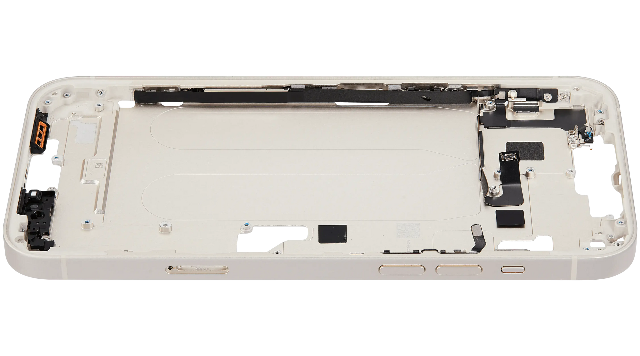 Mid-Frame Housing W/ Charging Port Flex & Small Parts For iPhone 14 Plus (EU / Global Version) (Pull) (Starlight)