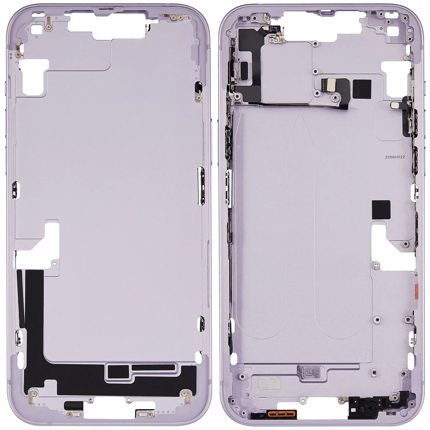 Mid-Frame Housing W/ Small Parts For iPhone 14 Plus (EU / Global Version) (Pull) (Purple)