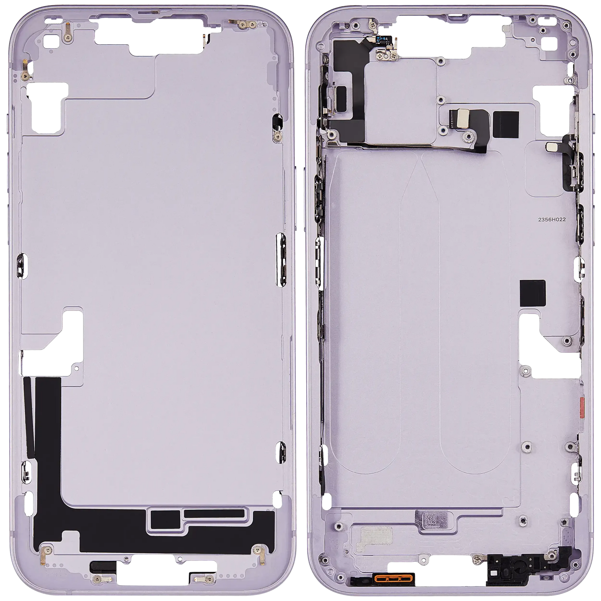 Mid-Frame Housing W/ Small Parts For iPhone 14 Plus (EU / Global Version) (Pull) (Purple)