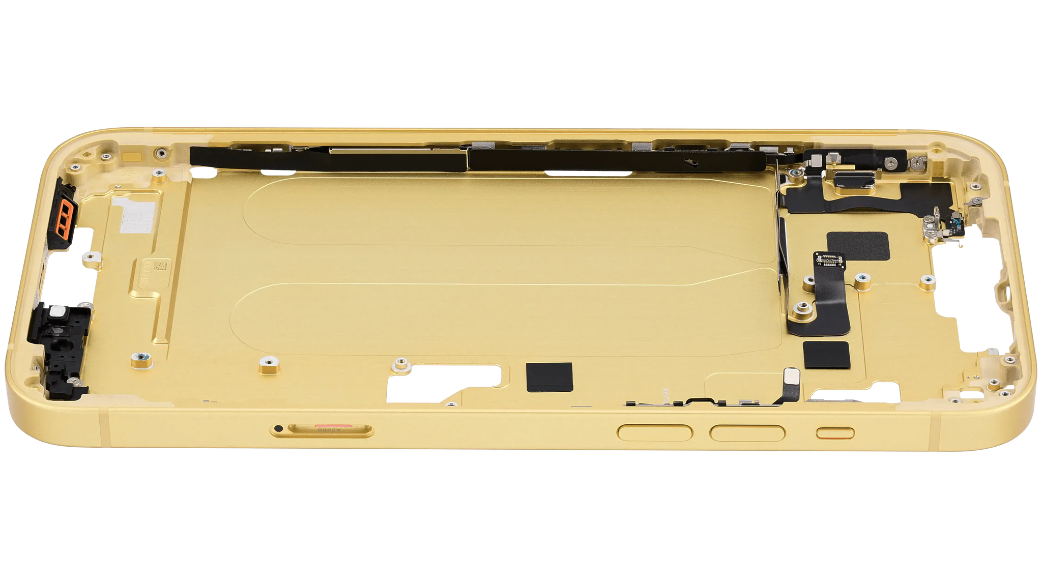 Mid-Frame Housing W/ Small Parts For iPhone 14 Plus (EU / Global Version) (Pull) (Yellow)
