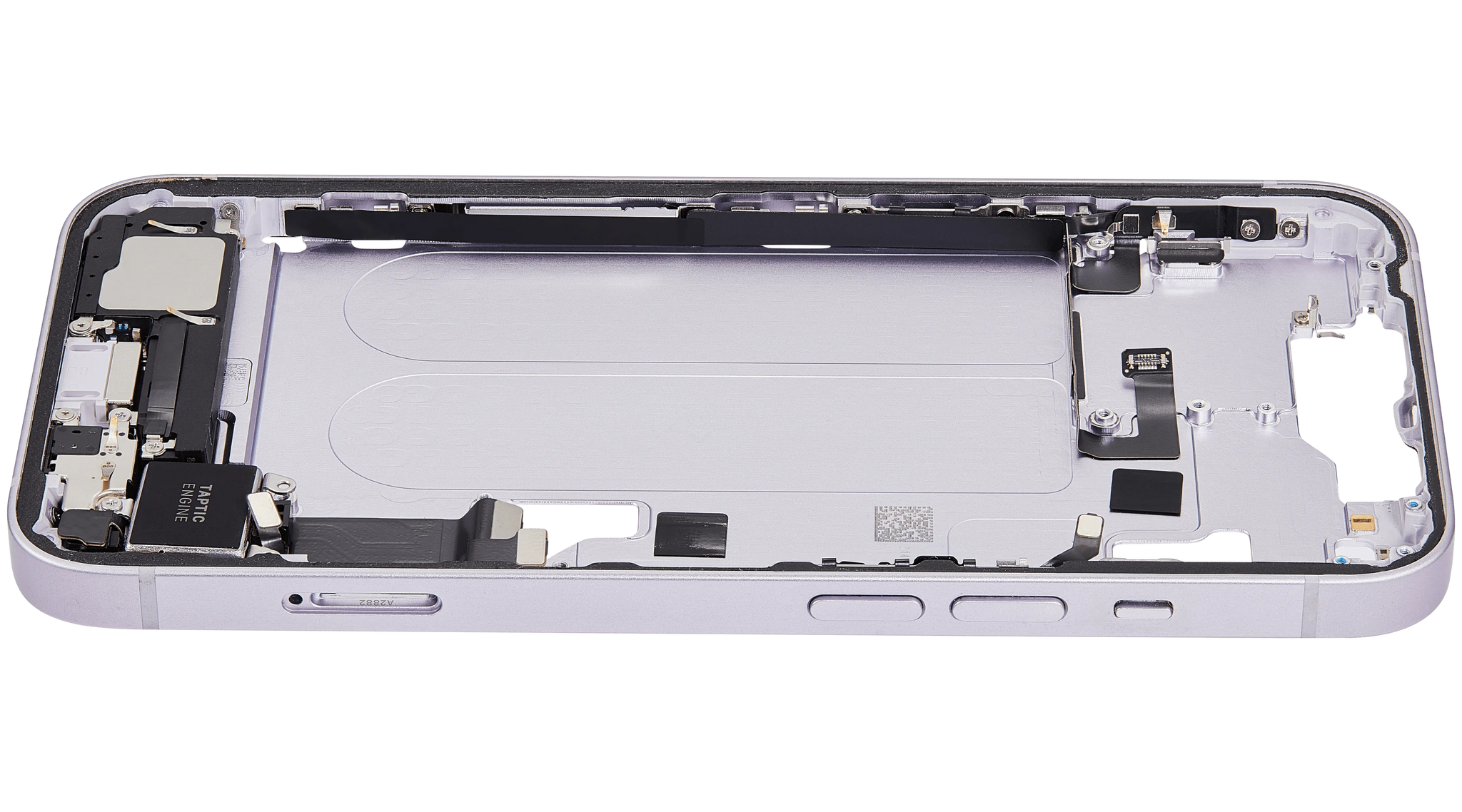 Mid-Frame Housing W/ Charging Port Flex & Small Parts For iPhone 14 (EU / Global Version) (Pull) (Purple)
