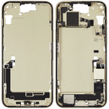 Mid-Frame Housing W/ Charging Port Flex & Small Parts For iPhone 15 Plus (US Version) (Pull) (Yellow)