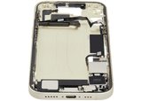 Mid-Frame Housing W/ Charging Port Flex & Small Parts For iPhone 15 (US Version) (Pull) (Yellow)