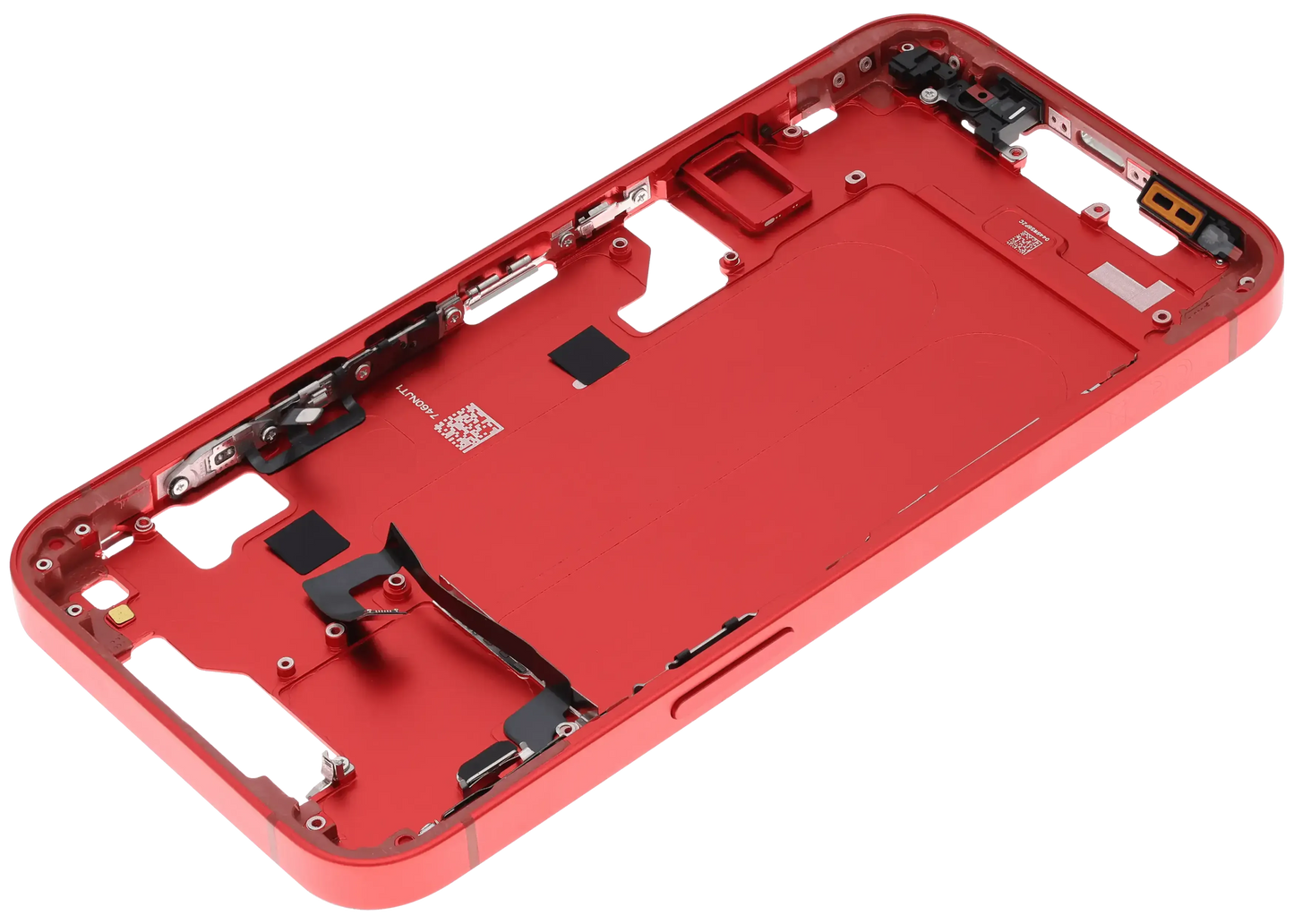 Mid-Frame Housing W/ Small Parts For iPhone 14 (EU / Global Version) (Pull) (Red)