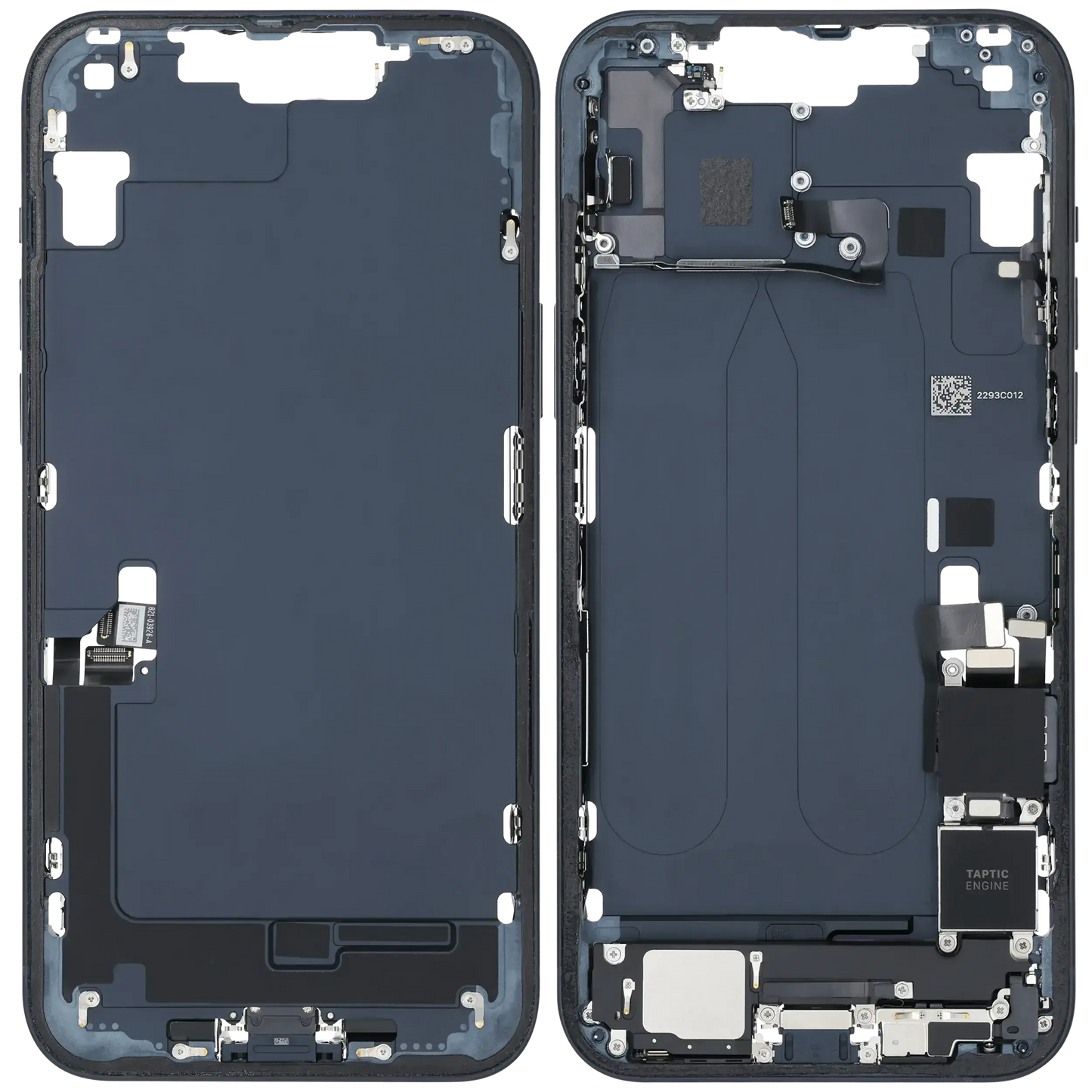 Mid-Frame Housing W/ Charging Port Flex & Small Parts For iPhone 14 Plus (EU / Global Version) (Pull) (Midnight)