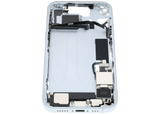 Mid-Frame Housing W/ Charging Port Flex & Small Parts For iPhone 15 (US Version) (Pull) (Blue)