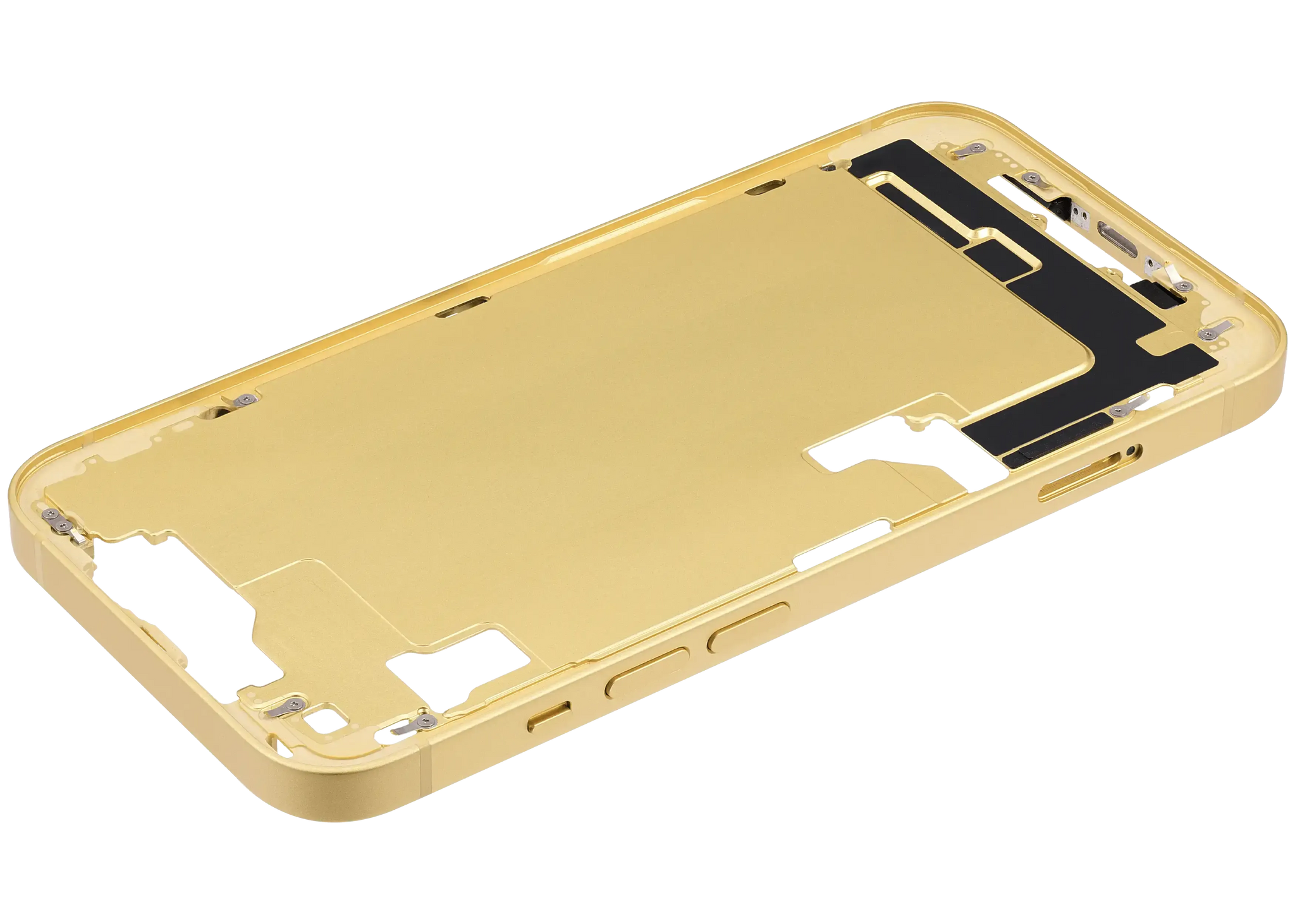Mid-Frame Housing W/ Small Parts For iPhone 14 (EU / Global Version) (Pull) (Yellow)