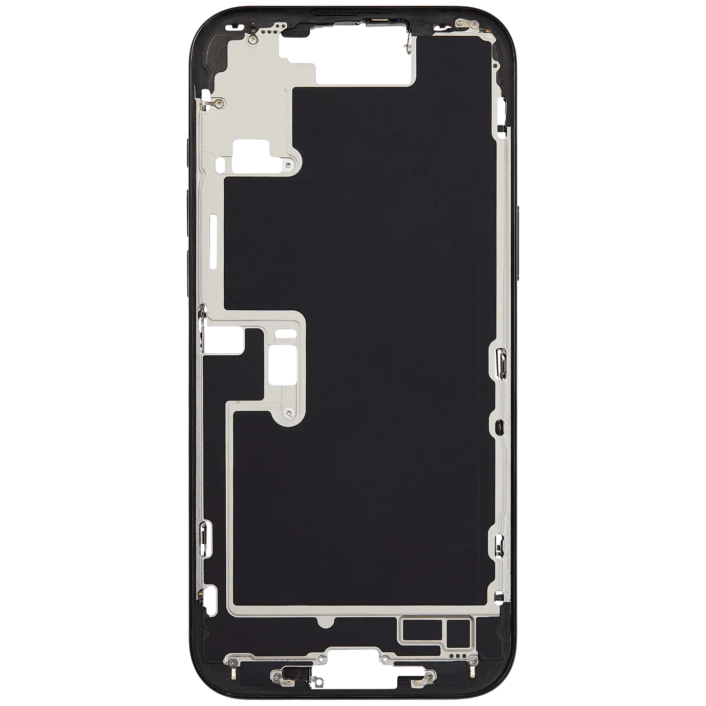 Mid-Frame Housing W/ Small Parts For iPhone 16 Pro Max (EU / Global Version) (Pull) (Black Titanium)