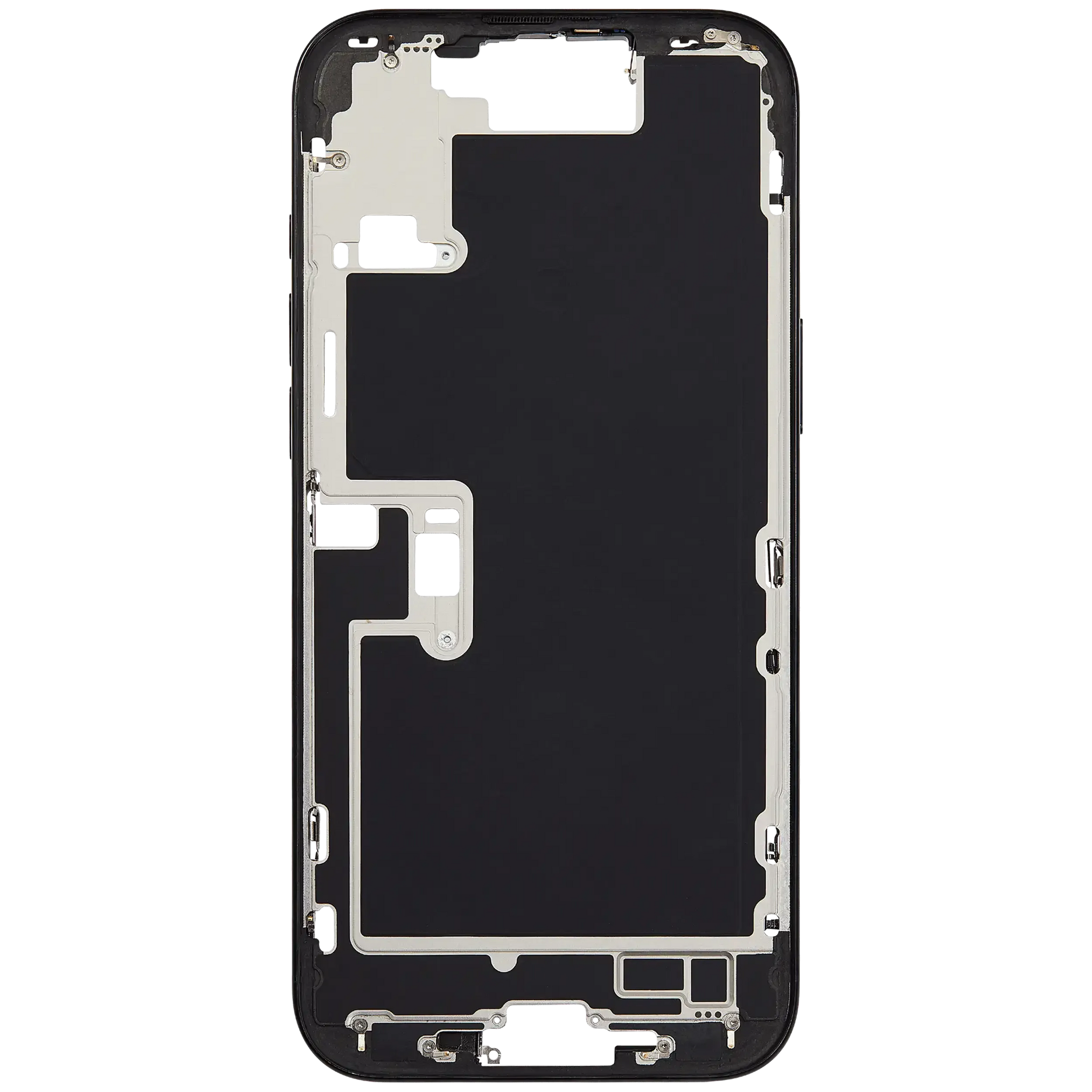 Mid-Frame Housing W/ Small Parts For iPhone 16 Pro Max (EU / Global Version) (Pull) (Black Titanium)