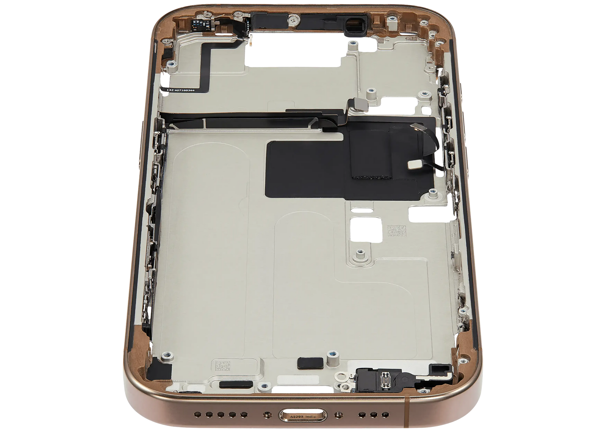 Mid-Frame Housing W/ Small Parts For iPhone 16 Pro (EU / Global Version) (Pull) (Desert Titanium)