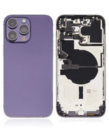 Back Housing W/ Small Parts For iPhone 14 Pro Max (US Version) (Pull) (Deep Purple)