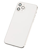 Back Housing W/ Small Components Pre-Installed For iPhone 11 Pro (Pull) (Silver)