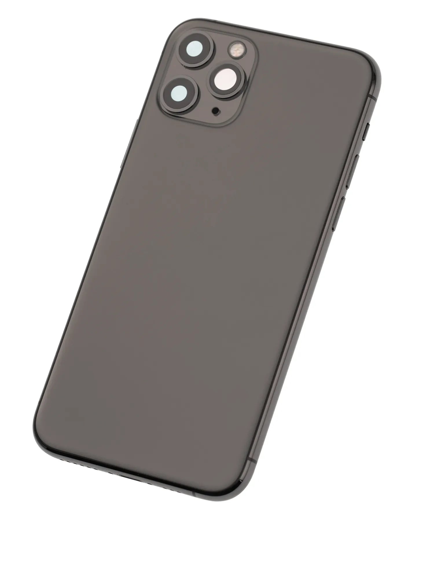 Back Housing W/ Small Components Pre-Installed For iPhone 11 Pro (Pull) (Matte Space Gray)