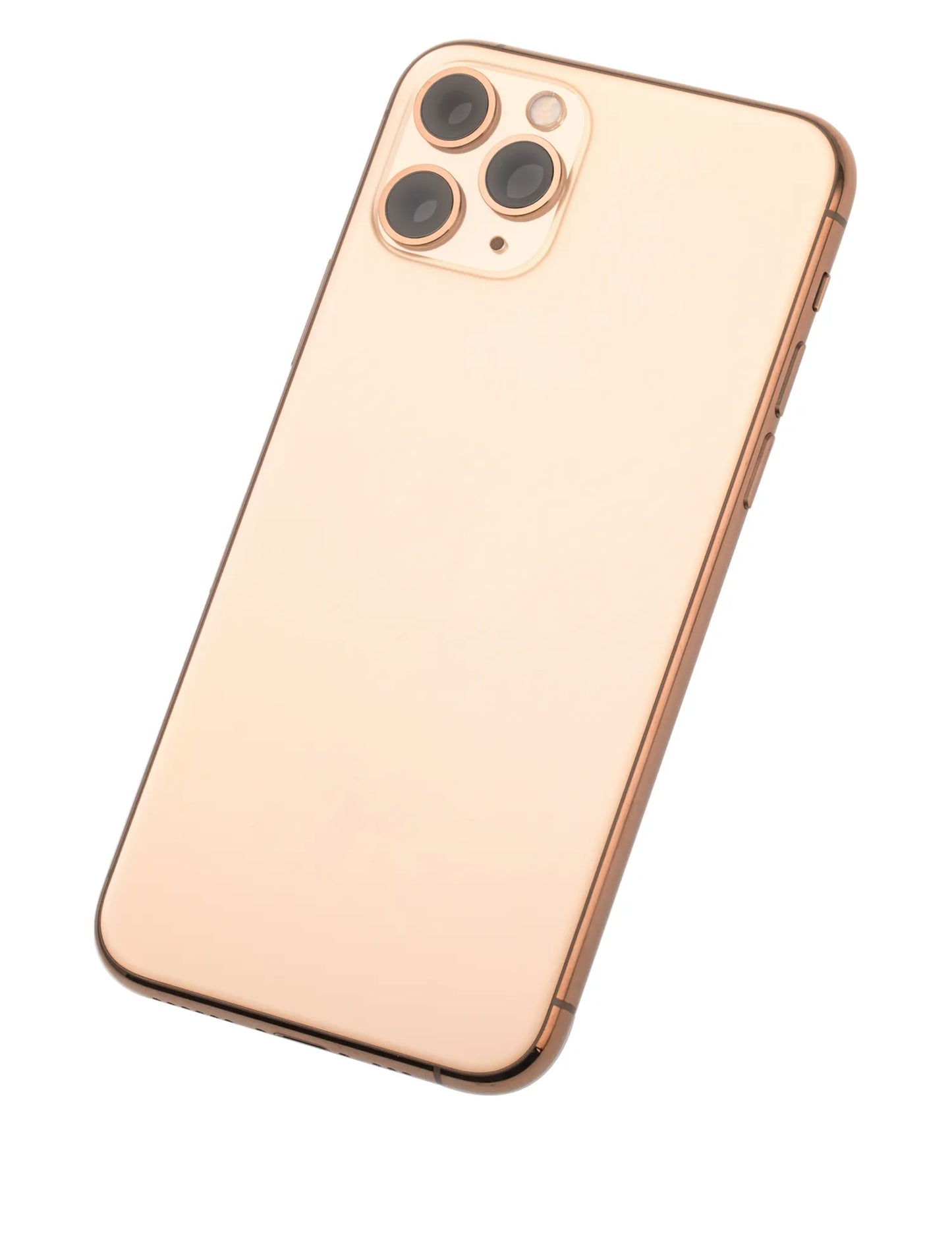 Back Housing W/ Small Components Pre-Installed For iPhone 11 Pro (Pull) (Matte Gold)