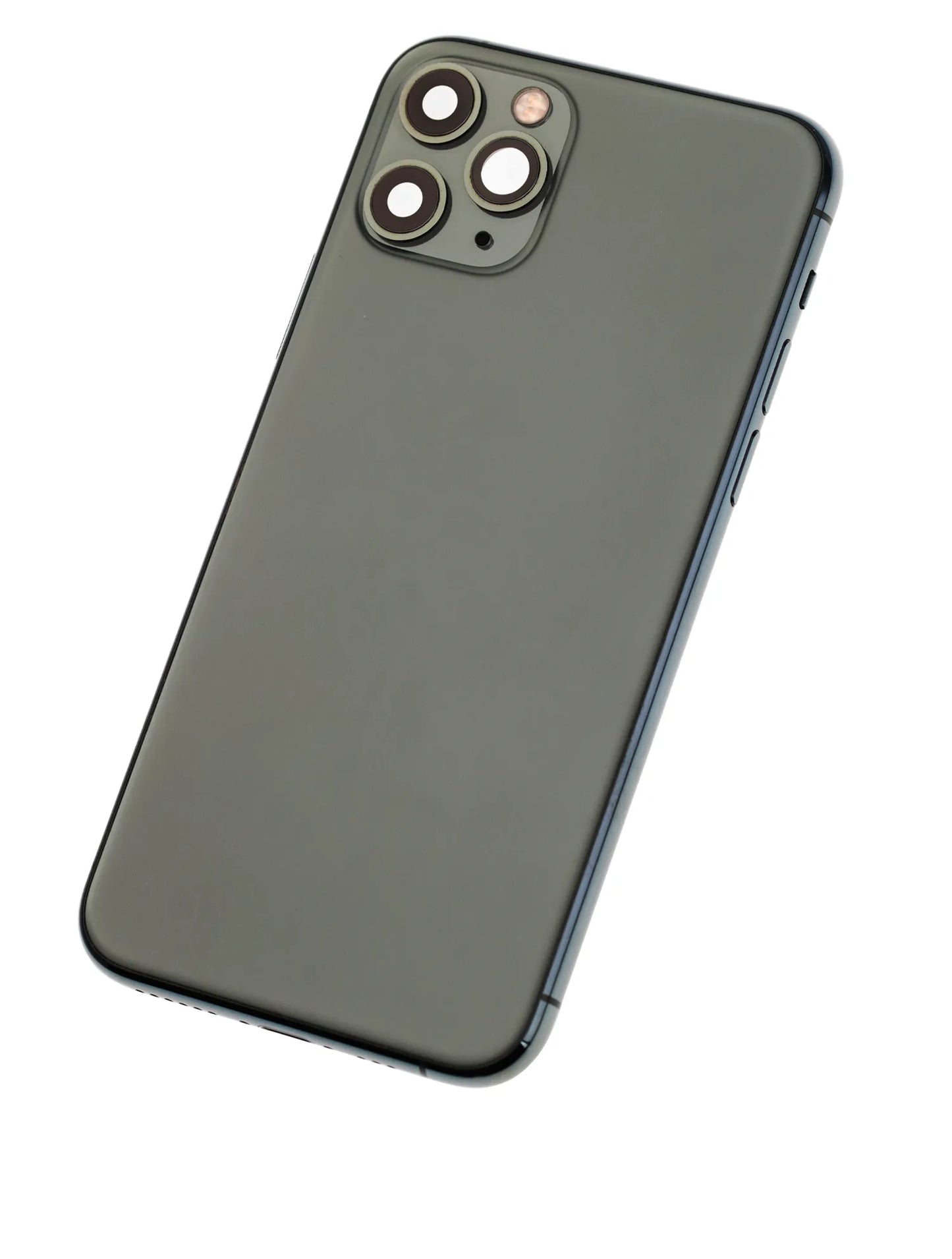 Back Housing W/ Small Components Pre-Installed For iPhone 11 Pro (Pull) (Matte Midnight Green)