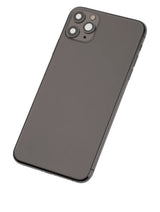 Back Housing W/ Small Components Pre-Installed For iPhone 11 Pro Max (Pull) (Space Gray)