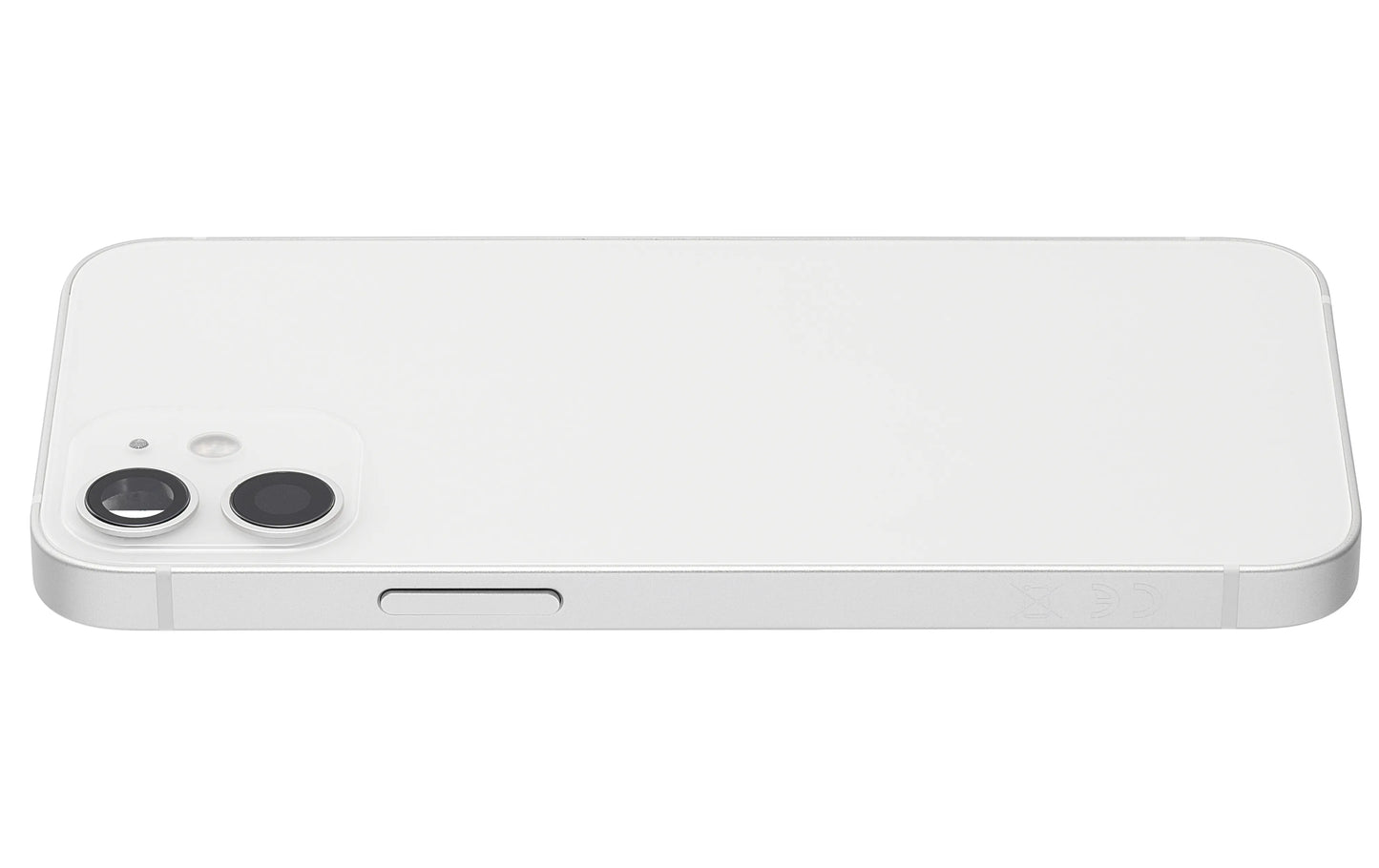 Back Housing W/ Small Parts For iPhone 12 Mini (EU / Global Version) (Pull) (White)