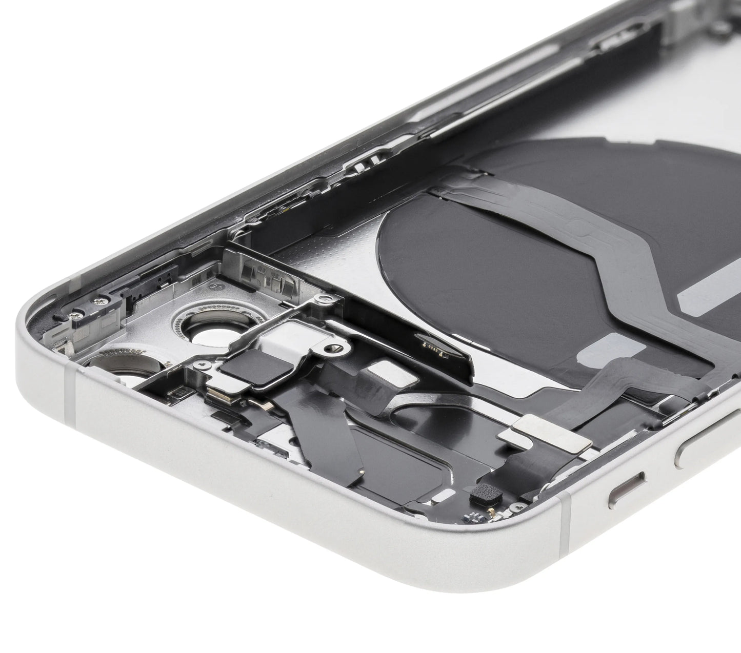 Back Housing W/ Small Parts For iPhone 12 Mini (US Version) (Pull) (White)