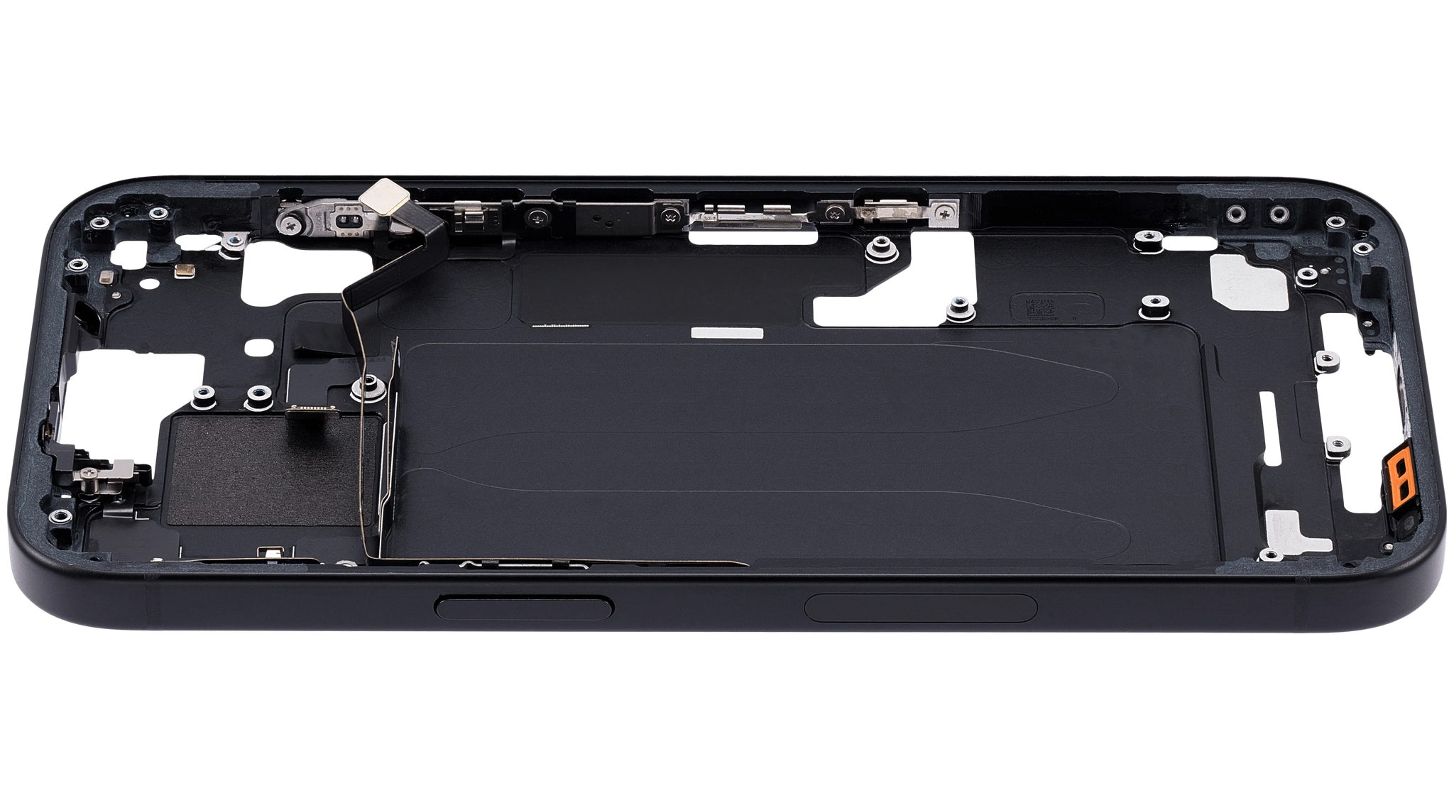 Mid-Frame Housing W/ Small Parts For iPhone 15 (US Version) (Pull (Black)