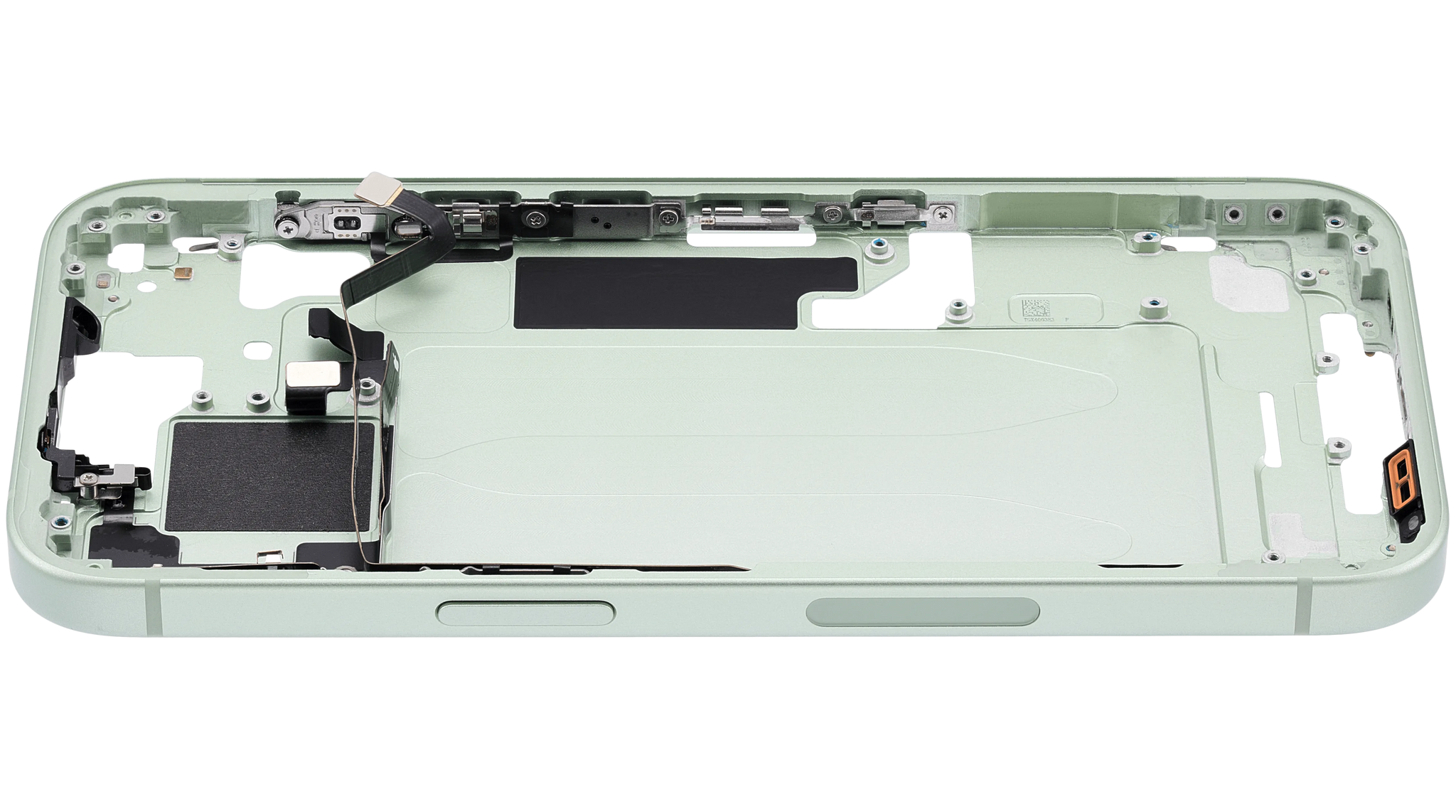 Mid-Frame Housing W/ Small Parts For iPhone 15 (US Version) (Used OEM Pull: Grade A) (Green)