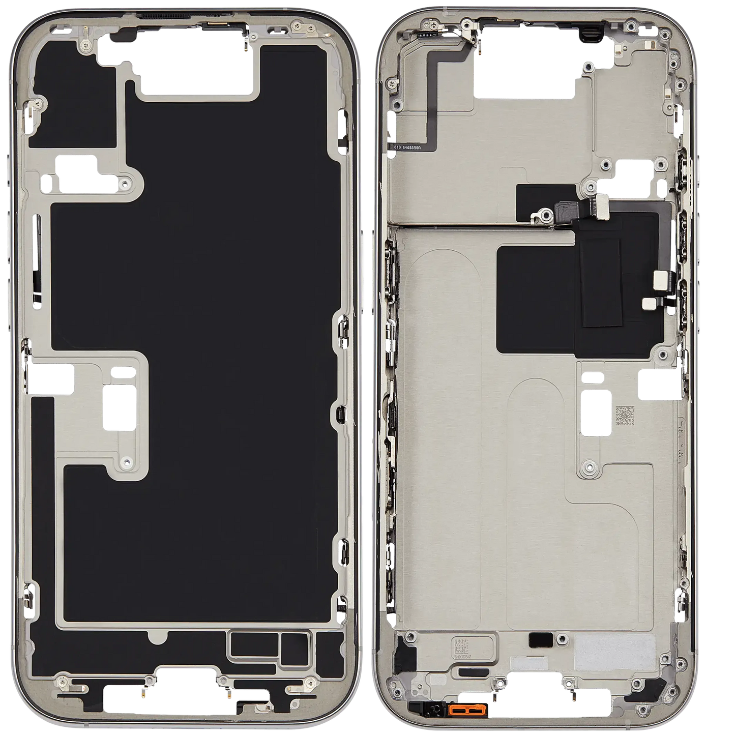 Mid-Frame Housing W/ Small Parts For iPhone 16 Pro (US Version) (Pull) (Natural Titanium)