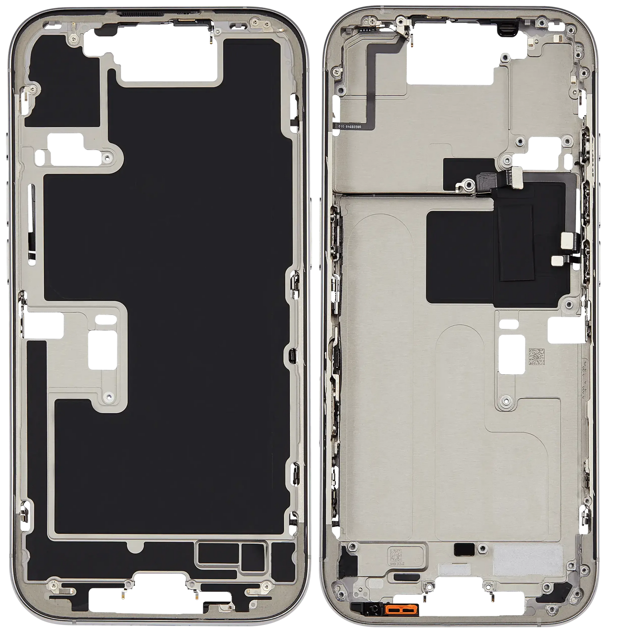 Mid-Frame Housing W/ Small Parts For iPhone 16 Pro (US Version) (Pull) (Natural Titanium)