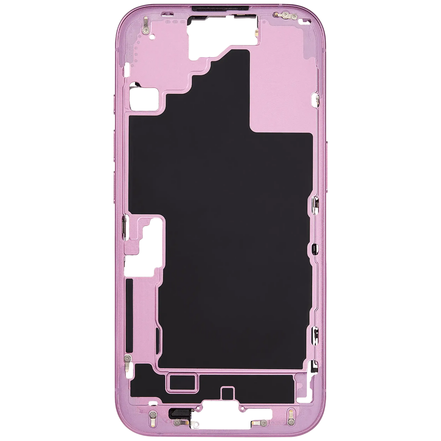 Mid-Frame Housing W/ Small Parts For iPhone 16 (EU / Global Version) (Pull) (Pink)