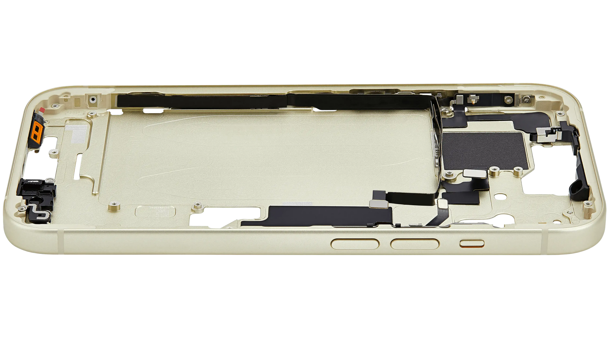 Mid-Frame Housing W/ Small Parts For iPhone 15 (US Version) (Pull) (Yellow)