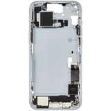 Mid-Frame Housing W/ Charging Port Flex & Small Parts For iPhone 15 Plus (EU / Global Version) (Pull) (Blue)