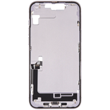 Mid-Frame Housing W/ Charging Port Flex & Small Parts For iPhone 14 Plus (US Version) (Pull) (Purple)