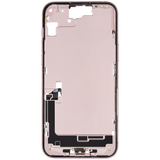 Mid-Frame Housing W/ Charging Port Flex & Small Parts For iPhone 15 Plus (US Version) (Pull) (Pink)