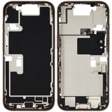Mid-Frame Housing W/ Charging Port Flex & Small Parts For iPhone 16 Pro (US Version) (Pull) (Desert Titanium)