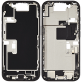 Mid-Frame Housing W/ Charging Port Flex & Small Parts For iPhone 16 Pro (US Version) (Pull) (Black Titanium)