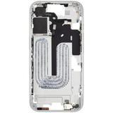 Mid-Frame Housing W/ Small Parts For iPhone 16 (EU / Global Version) (Pull) (White)