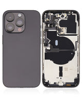 Back Housing W/ Small Parts For iPhone 14 Pro (US Version) (Pull) (Space Black)