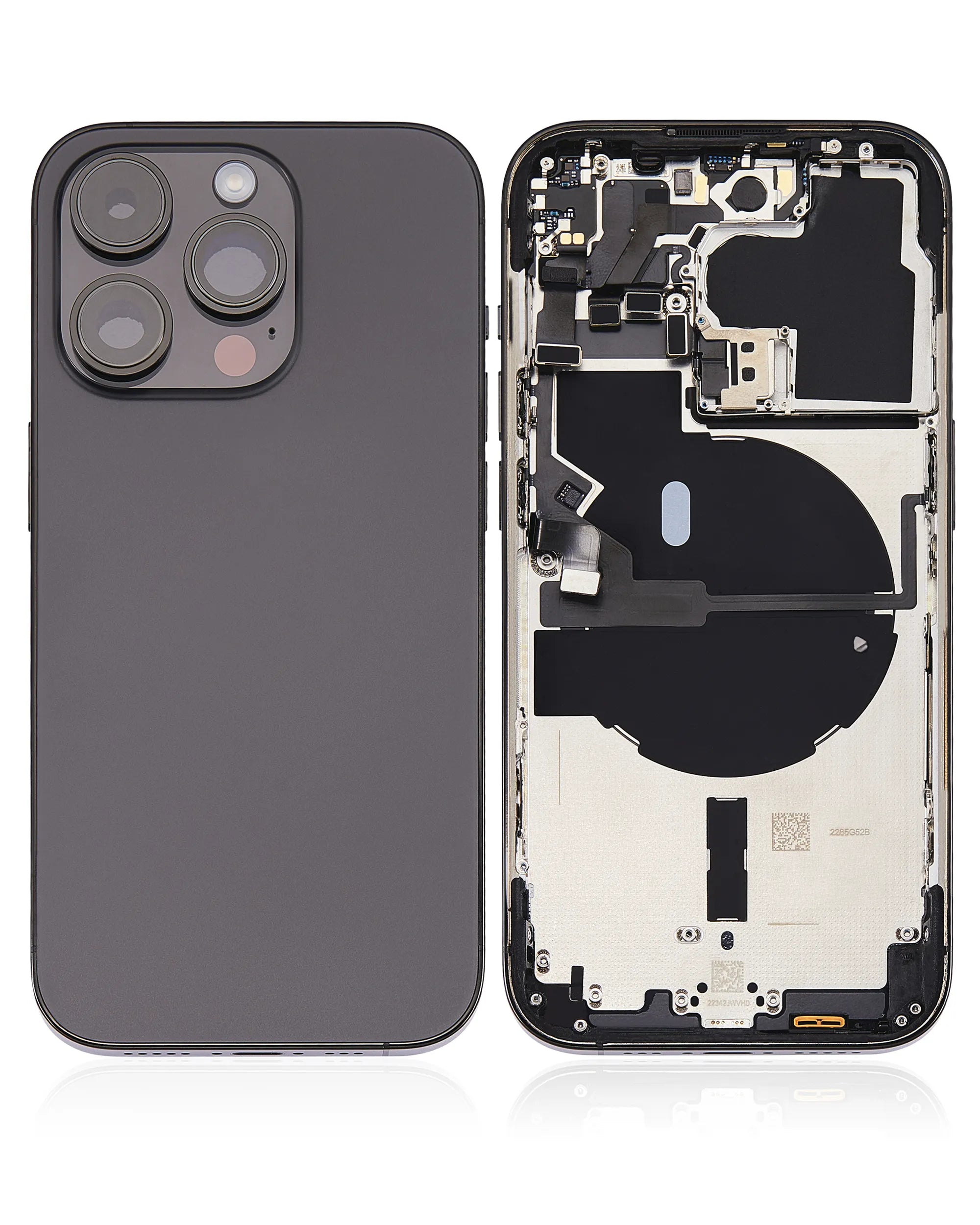 Back Housing W/ Small Parts For iPhone 14 Pro (US Version) (Pull) (Space Black)