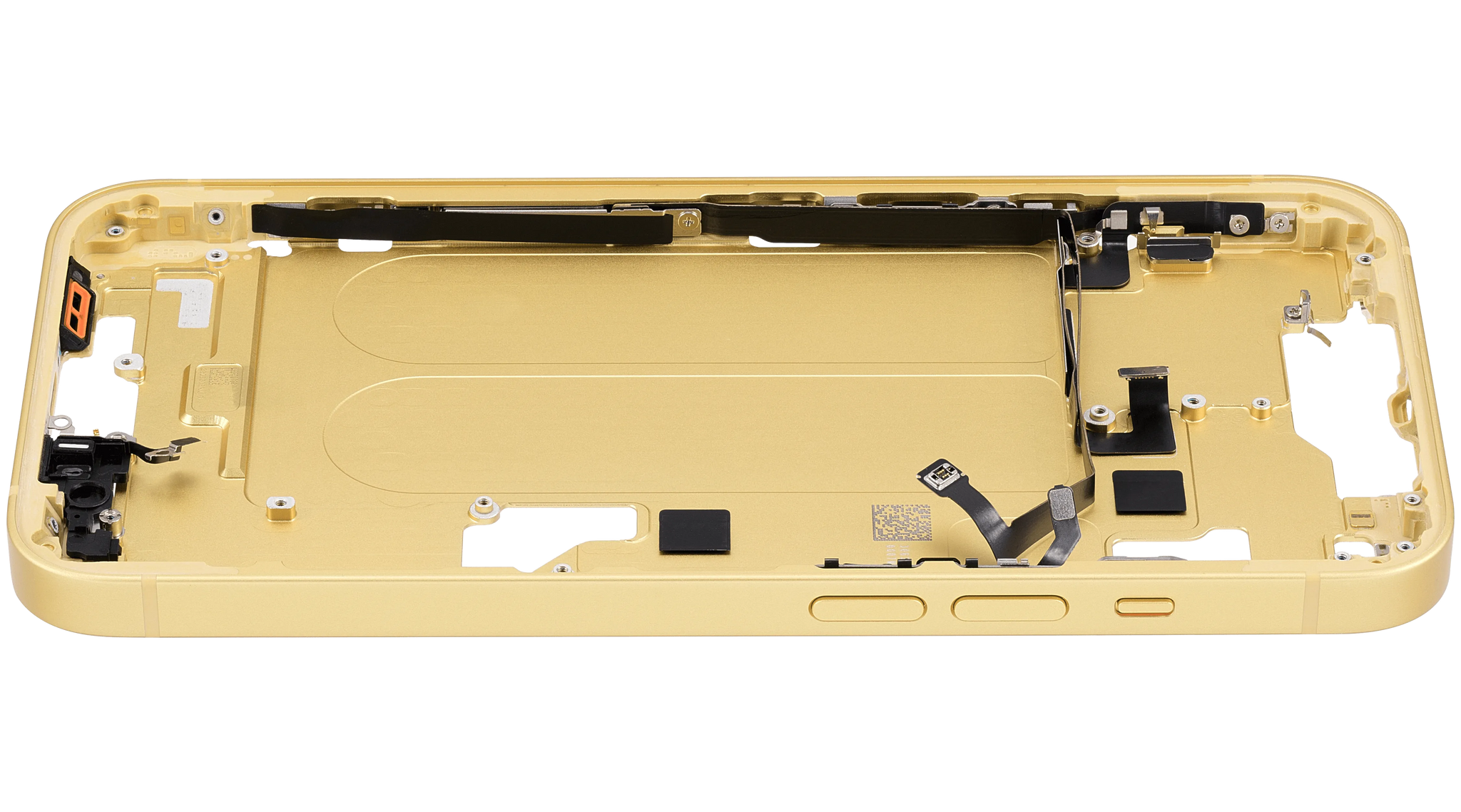 Mid-Frame Housing W/ Small Parts For iPhone 14 (US Version) (Pull) (Yellow)