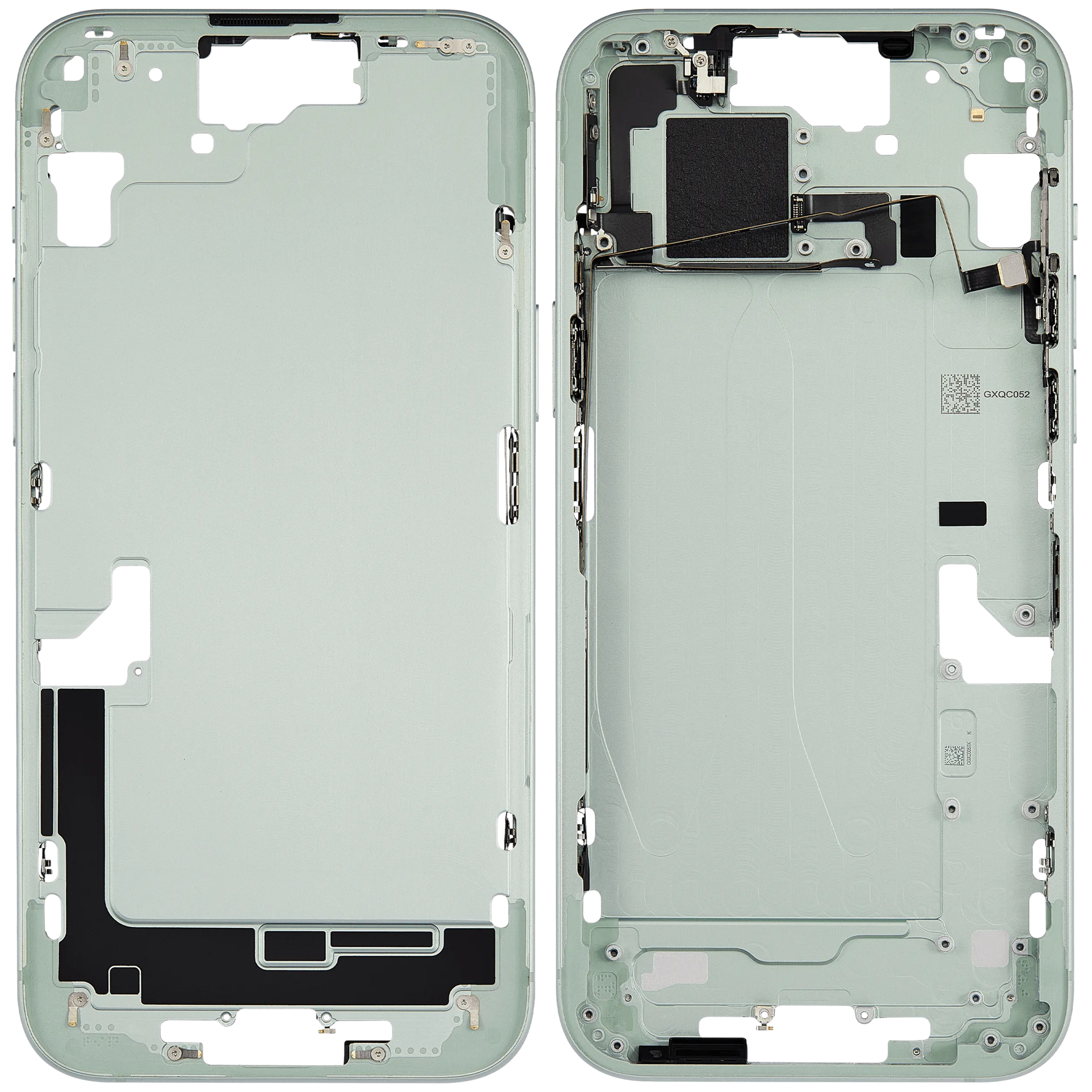 Mid-Frame Housing W/ Small Parts For iPhone 15 Plus (US Version) (Pull) (Green)