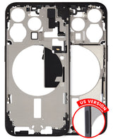 Mid-Frame Housing W/ Small Parts For iPhone 15 Pro (US Version) (Pull) (Black Titanium)