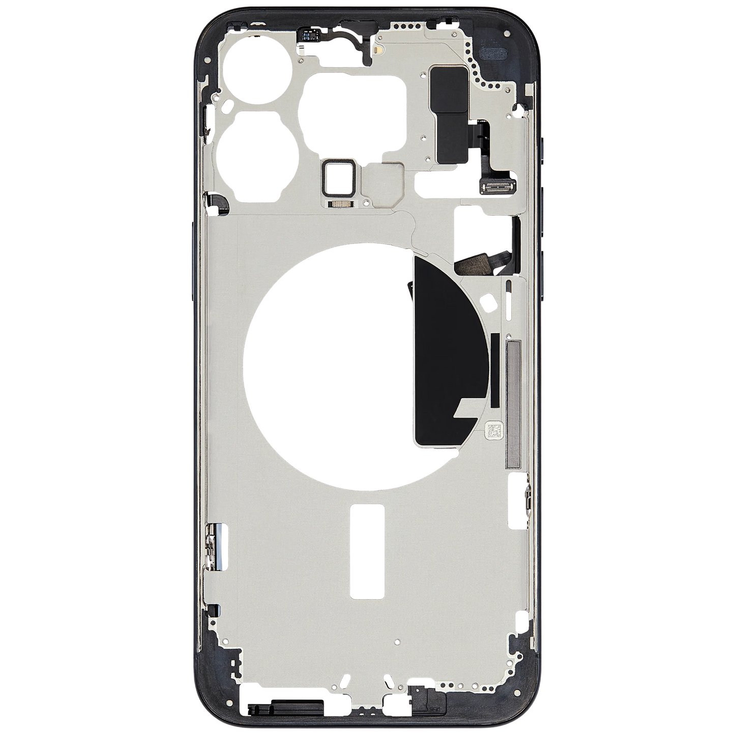 Mid-Frame Housing W/ Small Parts For iPhone 15 Pro Max (EU / Global Version) (Used OEM Pull: Grade A) (Blue Titanium)