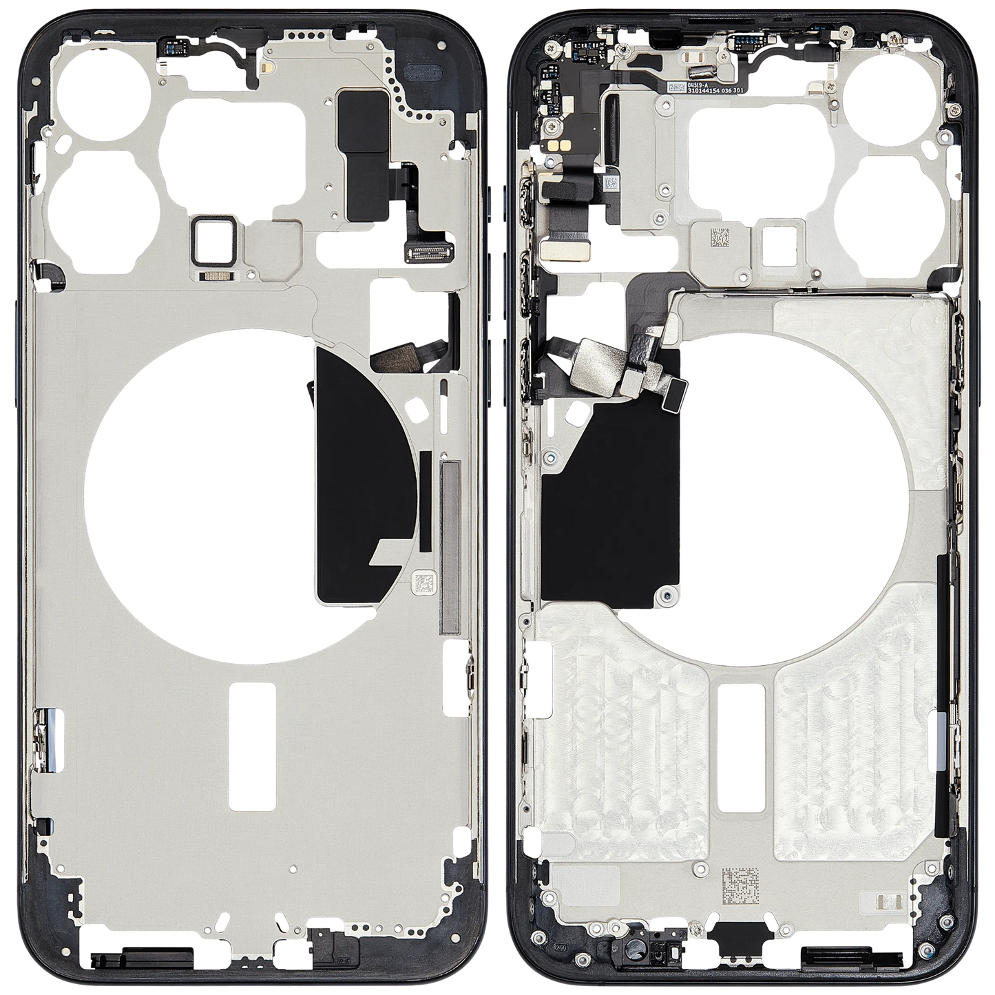Mid-Frame Housing W/ Small Parts For iPhone 15 Pro Max (EU / Global Version) ( Pull) (Blue Titanium)